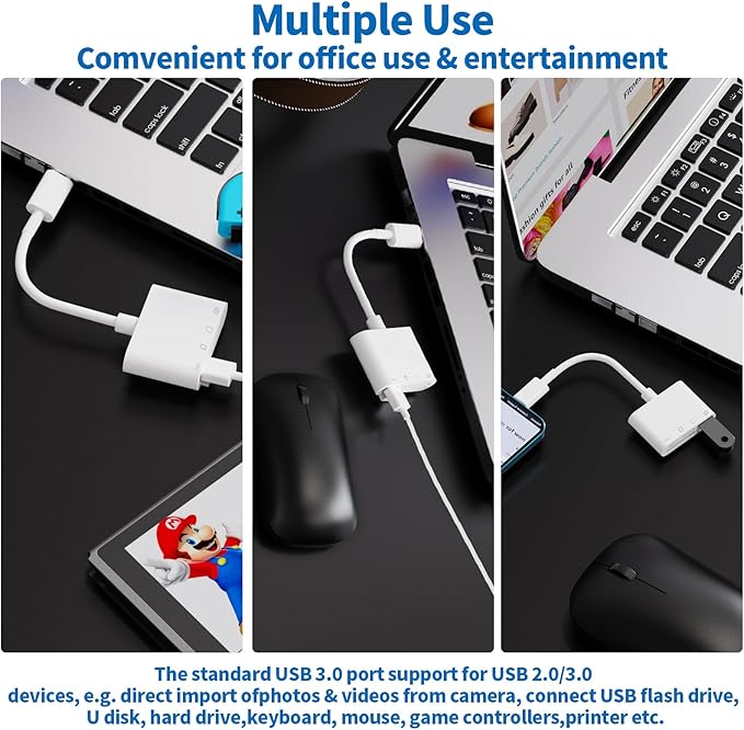 USB-C to SD Card Reader for iPhone iPad - Image 5