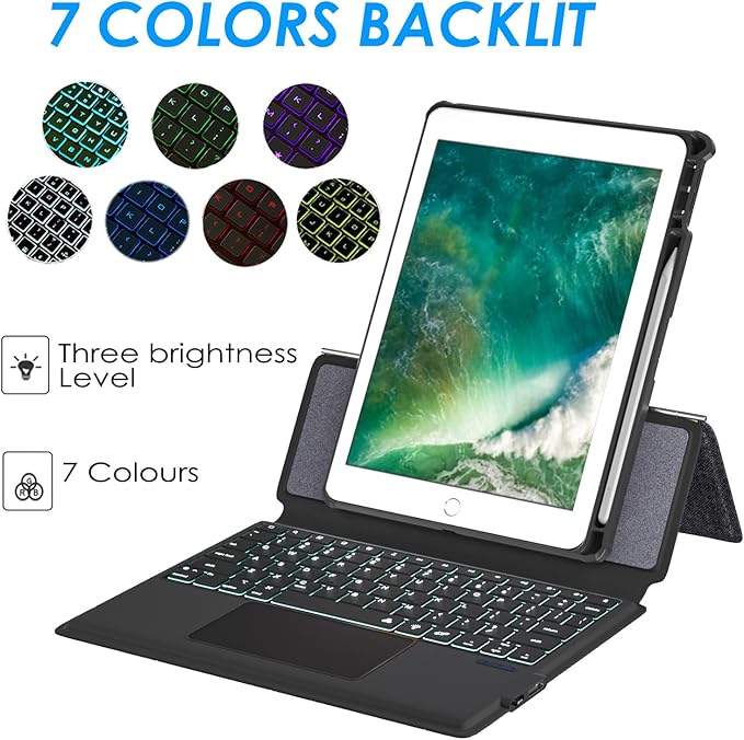 iPad 9.7 Keyboard Case for iPad 6th Gen 2018 - Image 5