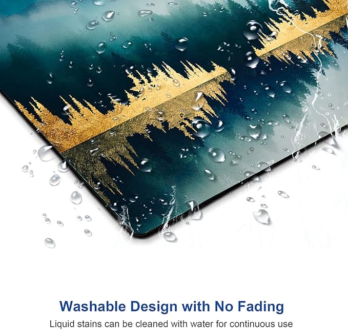 Mountains Landscape Mouse Mat, Waterproof Non Slip Rubber Base Mouse Pad - Image 5