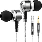 Sephia SP3060 Wired Headphones, HD Bass Driven Audio, Lightweight Aluminum by Sephia