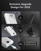 VRURC Power Bank 20000mAh, Fast Charging Portable Charger USB C, 4 Output 2 - Image 5