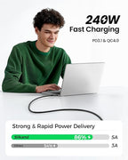 Silkland USB 4 Cable for Thunderbolt 4 Cable 3.3FT, 40Gbps Data Sync, 8K/5K USB - Image 4