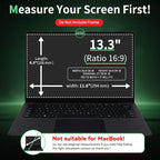 Laptop Privacy Screen 13.3 Inch, Laptop Screen Privacy Shield 16:9 Aspect Ratio - Image 2