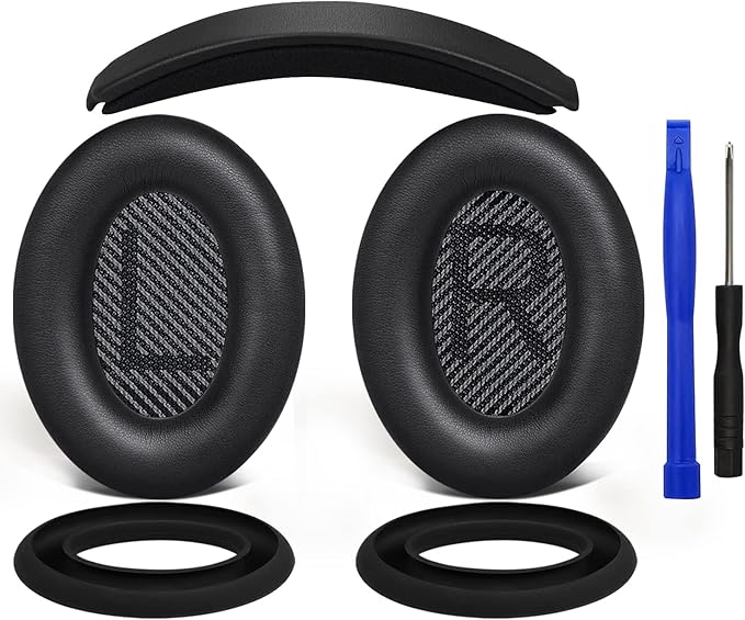 SOULWIT Ear Pads Cushions + Headband + Silicone Earpads Cover Protector by SOULWIT