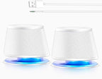 SW102 Computer Speakers, Deep Bass in Small Body, Stereo 2.0 USB Powered 3.5mm - Image 2