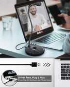 JOUNIVO USB Microphone for Computer, PC/Laptop Mic, Mute Button - Image 6