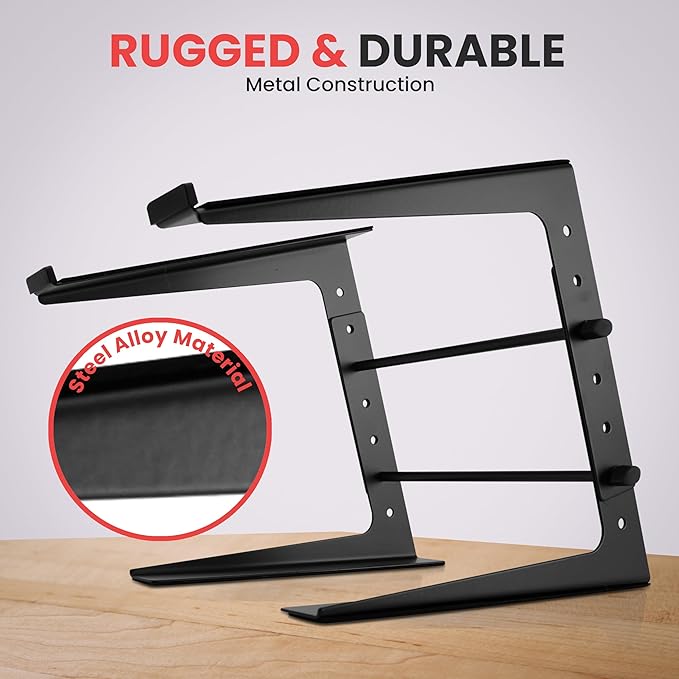 Pyle Portable Adjustable Laptop Stand - Image 4