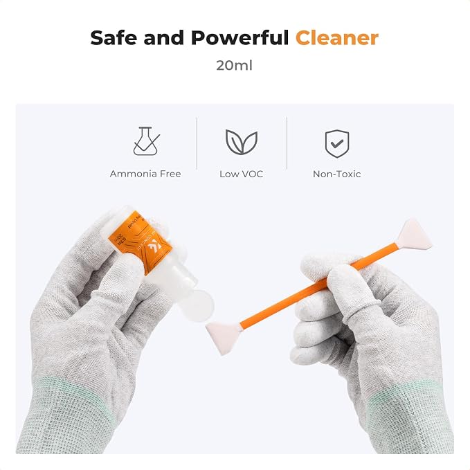 K&F Concept APS-C Sensor Cleaning Kit, Digital Camera Lens Cleaner - 20ml - Image 6
