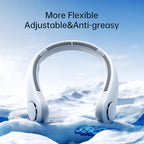 JISULIFE Portable Neck Fan, Hands-Free Bladeless, 5 Speeds, 4000 mAh Battery - Image 7