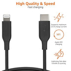Amazon Basics USB-2.0 Type C to Lightning Cable, 3 Feet - Image 3