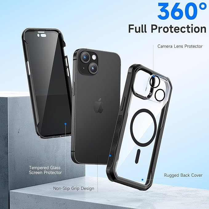 seacosmo for iPhone 15 Plus Case, Full Body Bumper - Image 2