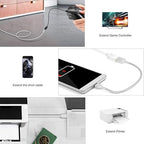VCZHS Tech USB Extension Cable White 15ft, USB 3.0 Extender - Image 6