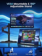 Newsoul Portable Monitor 4K, 120Hz Gaming Monitors 3840 * 2160 UHD, 100% DCI-P3 - Image 7