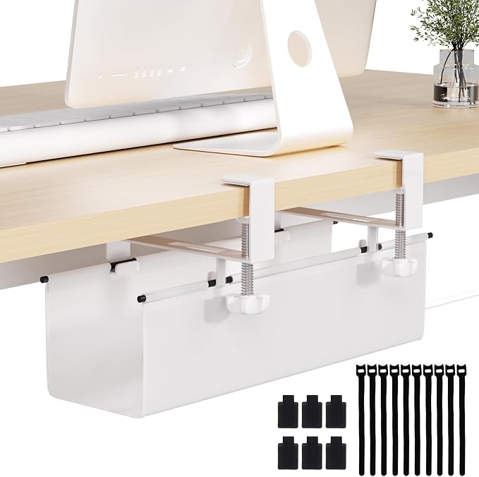 Under Desk Cable Management Tray 15.7" by JOLENSOY