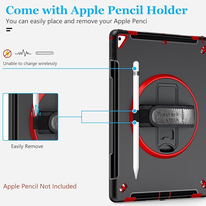 iPad Pro 12.9 Case 2nd Generation 2017 & 2015 1st Generation, Heavy Duty Rugged - Image 8
