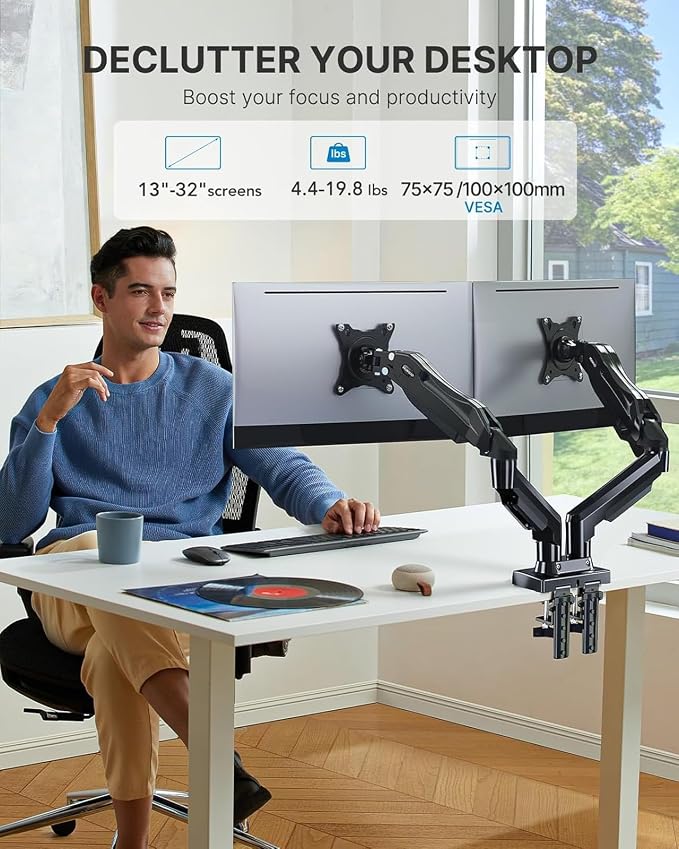HUANUO Dual Monitor Stand - Image 2