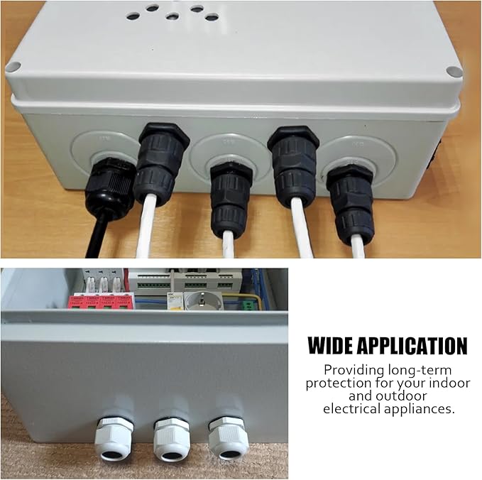 12 Pcs 1/2" NPT Nylon Cable Glands - Image 7