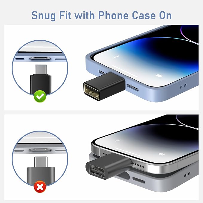 Basesailor USB C to USB Adapter 3Pack, USB C Male to USB A 3.0 Female Adapter - Image 8