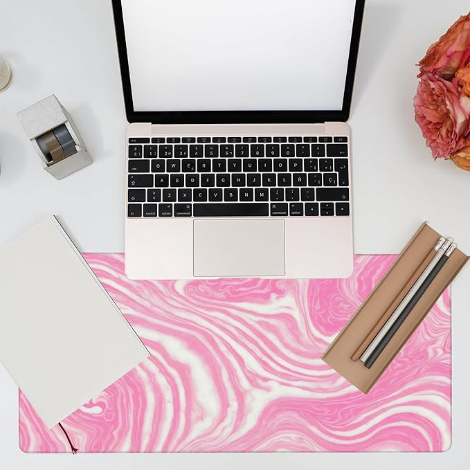 Desk Pad, Flow Liquid Waves Large Gaming Mouse Pad - Image 7