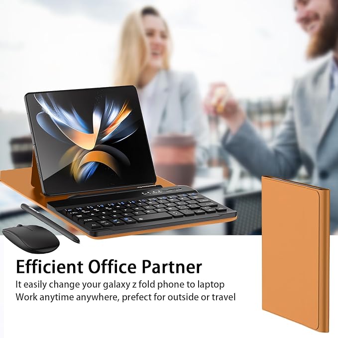for Samsung Galaxy Z Fold 7 6 5 Keyboard and Mouse, Portable Mini 7.9inch - Image 6