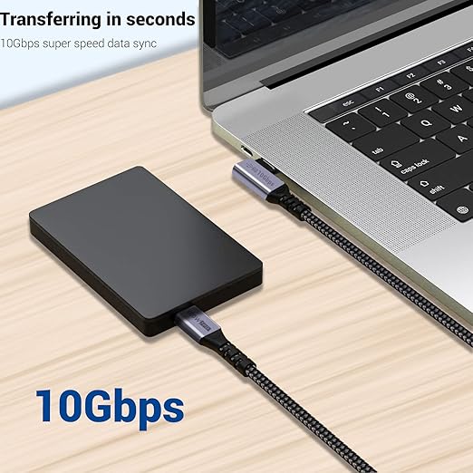 USB C to USB C Cable 3.1 Gen 2, 100W USBC Cables PD Fast Charging Cable - Image 4