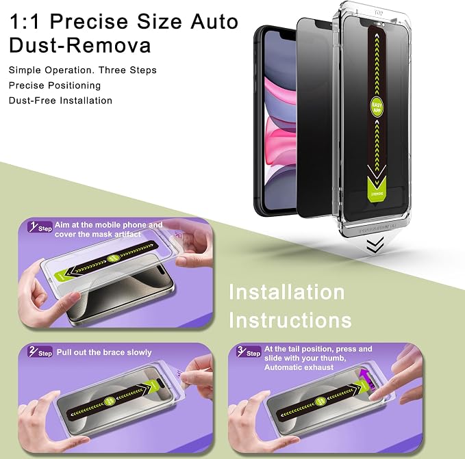 9H Tempered Glass, Anti-Glare, Full Coverage, Anti-Fingerprint, Auto Dust - Image 3