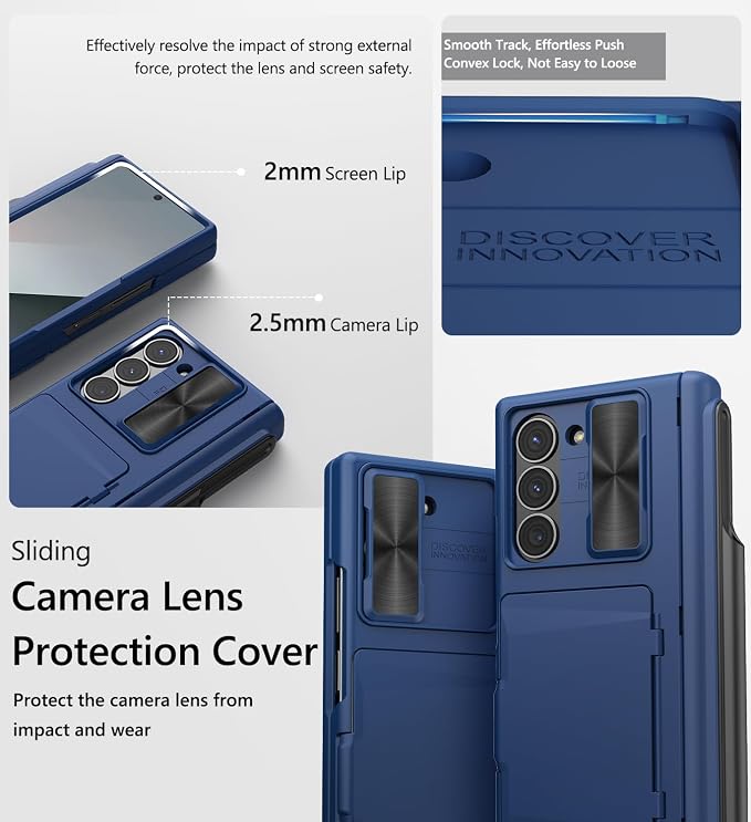 Vihibii for Samsung Galaxy Z Fold 6 Case Wallet - Image 4