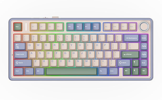 EPOMAKER x Aula F75 Gasket Mechanical Keyboard, 75% Wireless Hot Swappable by EPOMAKER