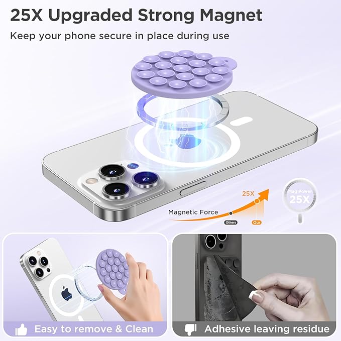 Magnetic Suction Cup Phone Mount - Image 5