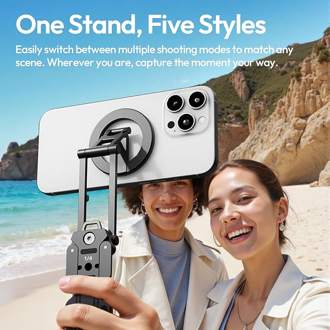 ULANZI Magnetic Phone Tripod Stand, Foldable Mini Tripod - Image 3