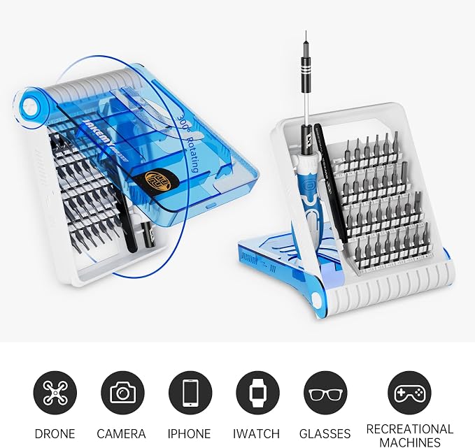 JAKEMY Precision Screwdriver Set, 33 in 1 Screwdriver Set Magnetic Driver Kit - Image 7