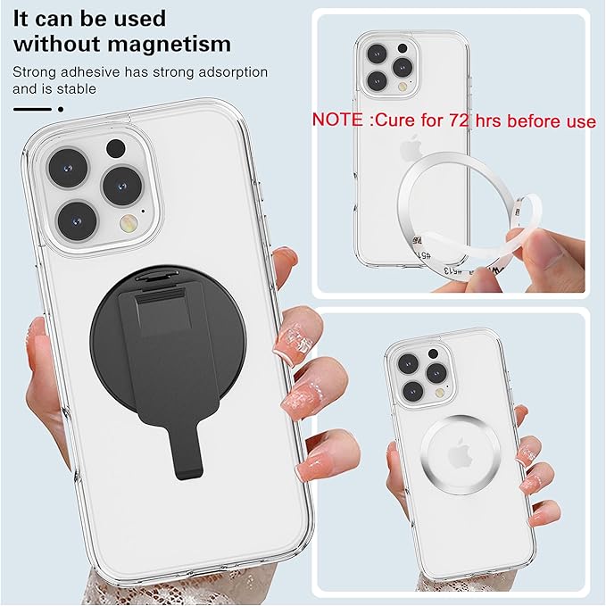 BAISRKE Magnetic Belt Clip Phone Holder, Strong Magnetic Waist Clip Compatible - Image 2