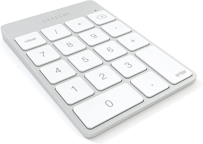 Satechi Slim Aluminum Bluetooth Keypad, Wireless Number Pad - Image 2