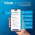 Note AI Voice Recorder with Playback | App Control | Transcribe & Summarize & - Image 3