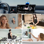 Vacuum Suction Magnetic Phone Holder, 2025 Upgraded Foldable Retractable - Image 6