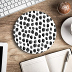 Round Mouse Pad, Polka Dot Print Premium-Textured Mouse Mat, Small Non-Slip - Image 5