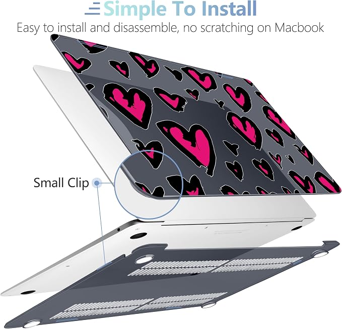 MEEgoodo for MacBook Air 13 inch Case 2021 2020 2019 2018 Released A2337 M1 - Image 4