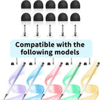 Bopomofo 10 Rubber Tips+5 Transparent Disc Trips, High Precision and High - Image 2