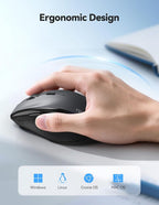 TECKNET Wireless Mouse Rechargeable, Mouse - Image 5