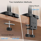 MOUNTUP 27 inch Extra Long Monitor Arm, Single Desk Mount - Image 8