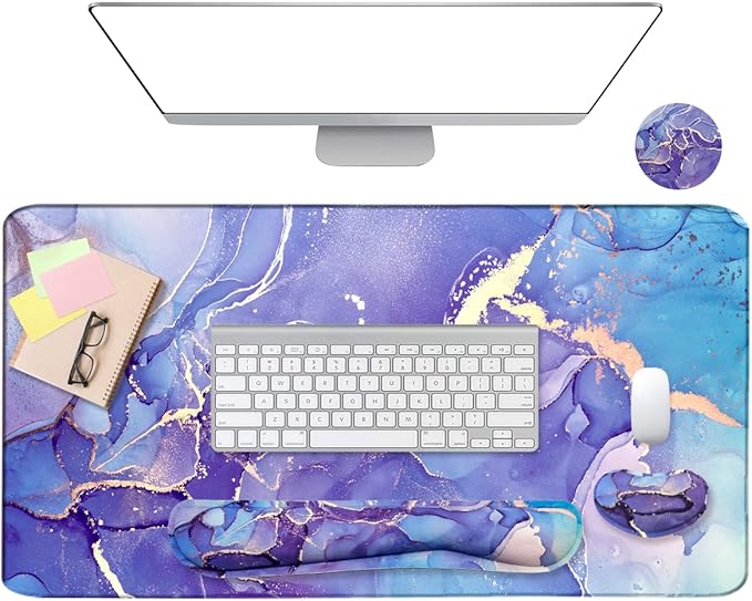 Large Mouse Pad and Keyboard Wrist Rest, Desk Pad - Image 7