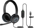 Cyber Acoustics USB Stereo Headset – Durable, and Clear Communication in by CyberAcoustics