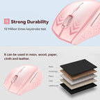 TECKNET Bluetooth Mouse, 4800 DPI Wireless Mouse, 2-Year Battery 6 Adjustable - Image 5