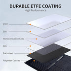 200W Portable Solar Panel for Power Station Generator, 200 Watt Foldable Solar - Image 4