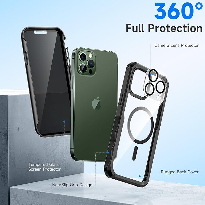 seacosmo for iPhone 13 Pro Max Case, Full Body Bumper - Image 2