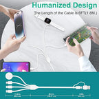 Multi Charging Cable 4 in 2 for Apple Watch Charger i-Phone, Travel 4 in 2 - Image 6