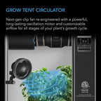 AC Infinity CLOUDRAY S9, Grow Tent Clip Fan 9” - Image 2