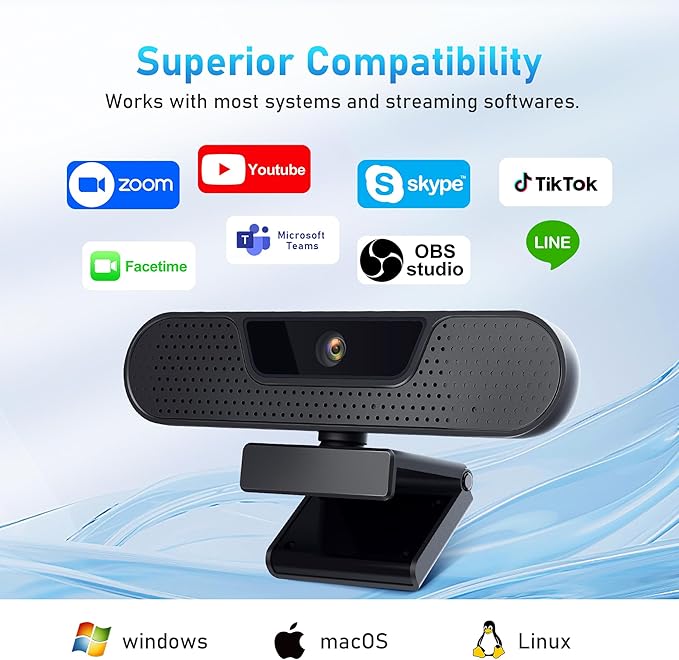 4K Webcam, Computer Camera - Image 8