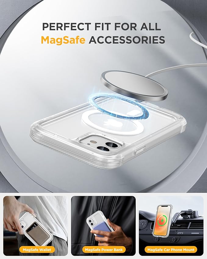 Miracase Magnetic for iPhone 12 mini Case, Drop & Scratch-Resistant, Shockproof - Image 6