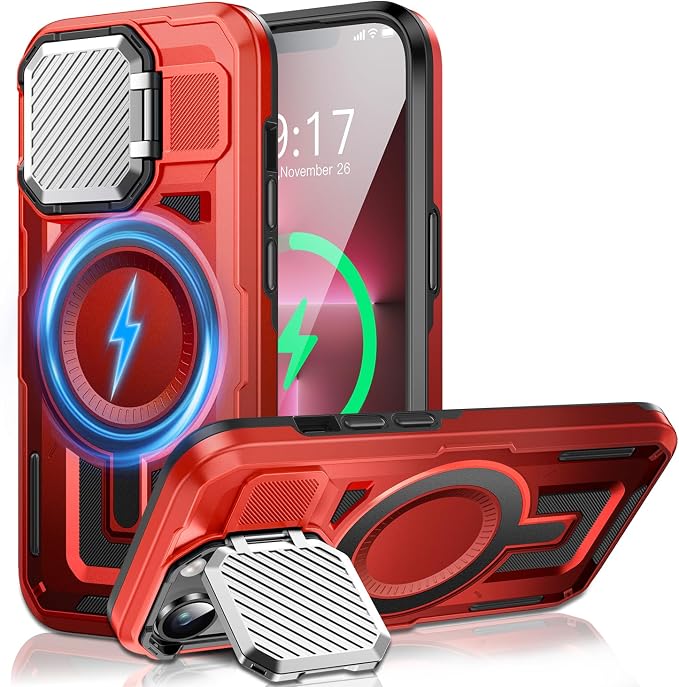 Camera Stand Case for iPhone 13 Pro, 2024 Version Military Grade Protective by Unknown